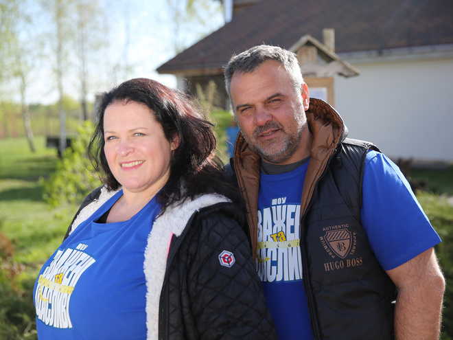 Руслана Писанка с мужем