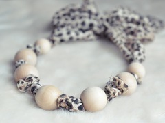 Как сделать бусы из ткани своими руками