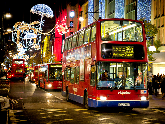 Рождественская иллюминация в городах: Лондон