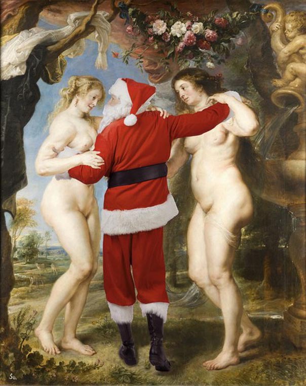 Санта Клаус в шедеврах живописи