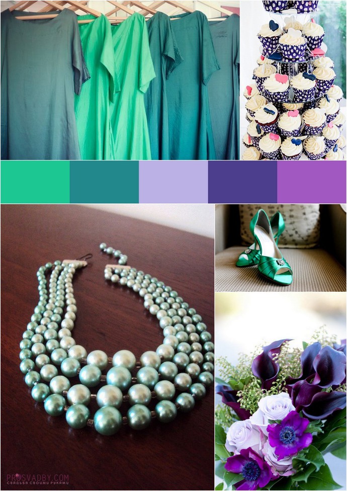 Стильні весільні відтінки:renaissance