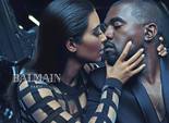 Кім Кардашьян і Каньє Вест у рекламі Balmain