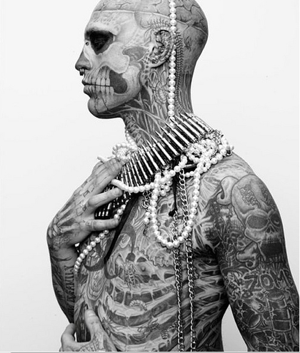 Rik Dzhenest Rick Genest Tochka Net