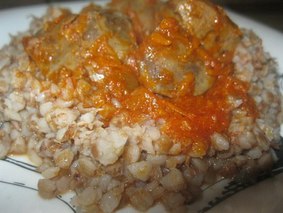 Гуляш из куриной печени Гуляш из куриной печени