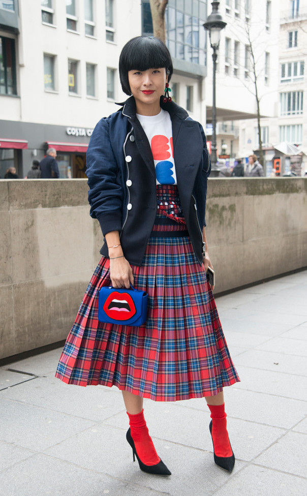 Миди-юбка: 17 ярких образов от fashion-блогеров