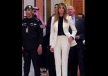 Melania Trump Radiates In High Fashion During Trip Abroad
