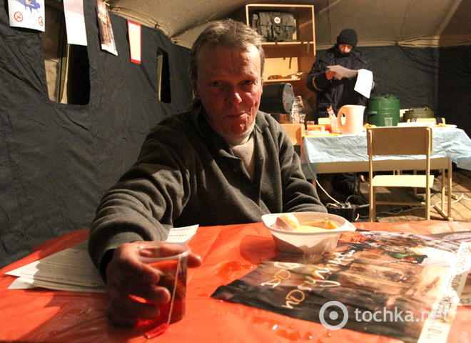 Пункт обогрева для бездомных на Нивках
