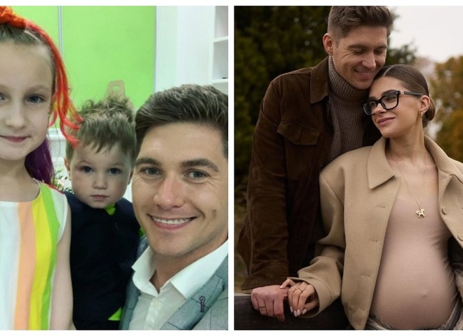 Дружина Остапчука розповіла про реакцію дітей ведучого від першого шлюбу на її вагітність