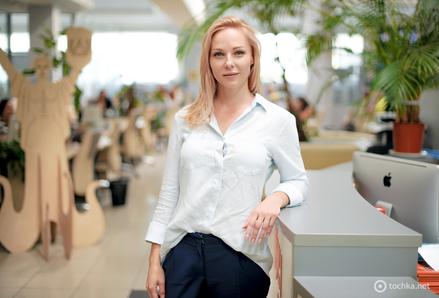 Дар'я Трегубова та Ахтем Сейтаблаєв в гостях у tochka.net 