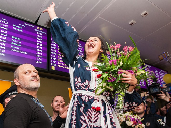 Джамала в аэропорту