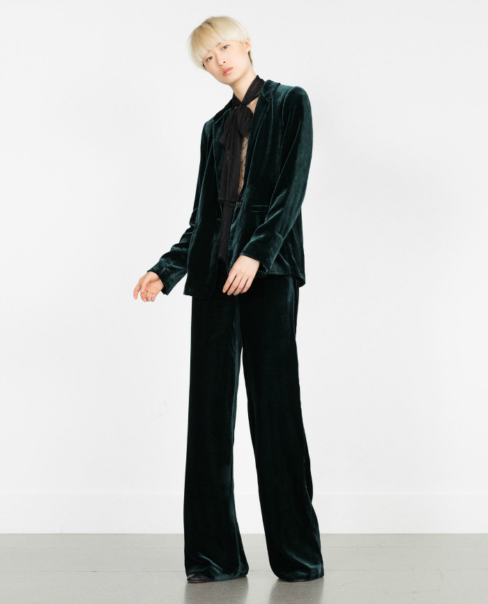 Что надеть на Новый год 2016: брючный костюм