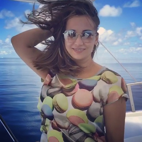 Анфіса Чехова на відпочинку