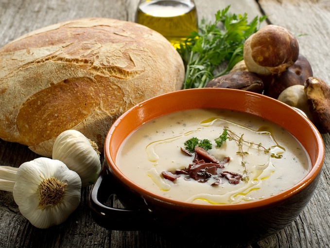 Как приготовить гречневый суп, Постные блюда из грибов