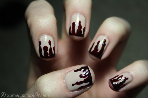 Маникюр на Хэллоуин 2016