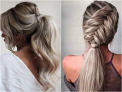 Зачіска хвіст