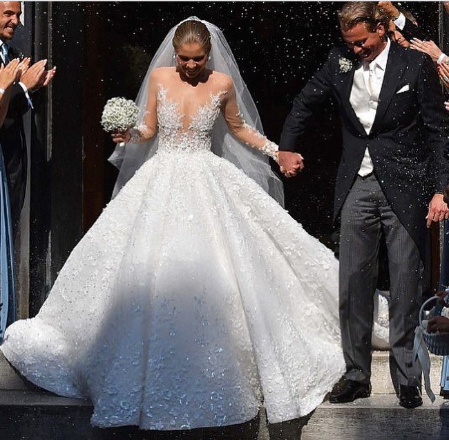 Весільна сукня Вікторії Сваровські