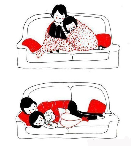 Комикс "Когда живёте вместе..."