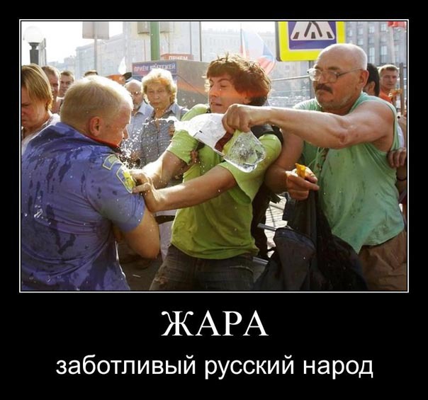 ТОП лучших демотиваторов про жару