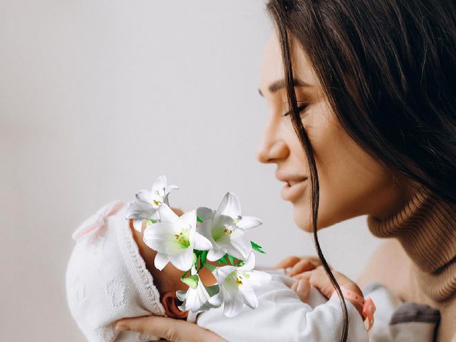 Юлия Леус с дочерью