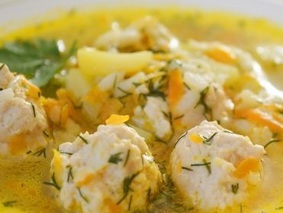 Куриные фрикадельки для супа Куриные фрикадельки для супа