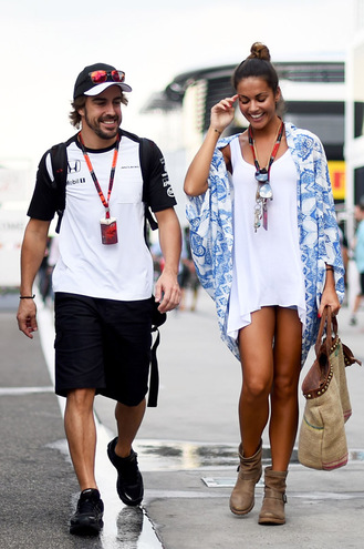 Фернандо Алонсо и Лара Альварес