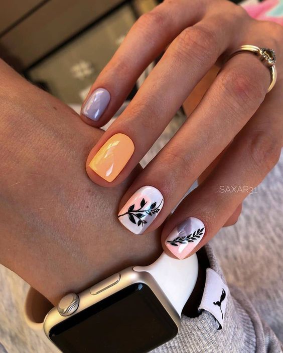 осінні нігтики