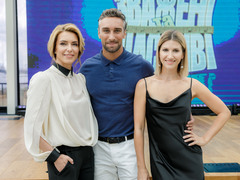 "Зважені та щасливі": Марина Боржемская, Анита Луценко, Иракли Макацария на пресс-показе