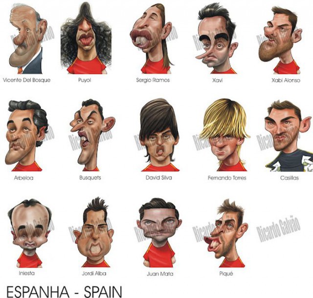 Смешные карикатуры на сборные Евро 2012