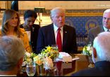 Narendra Modi dines with Donald and Melania Trump at the White House