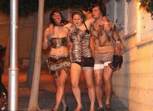 Дебош английских студентов