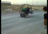 Кувырок на квадроцикле 