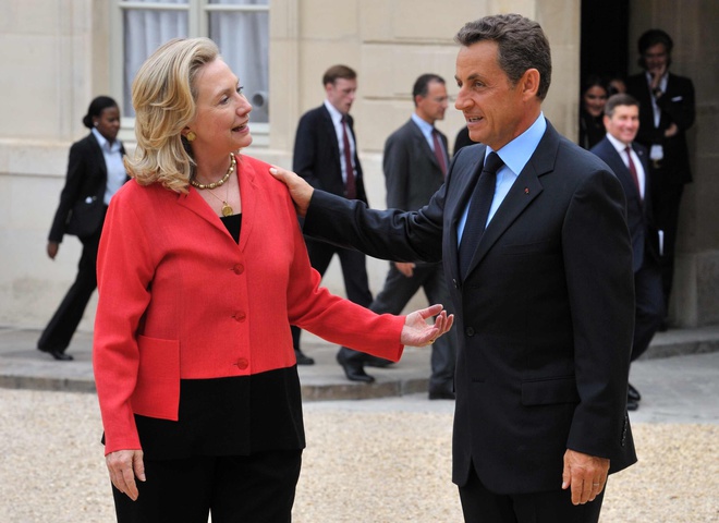 Хілларі Клінтон, Ніколя Саркозі