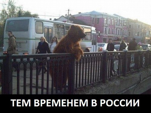 Обычное утро в России