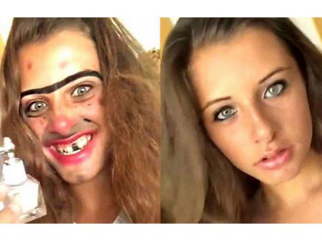 Новый тренд: изуродуй себя косметикой и выстави фото в Интернет 