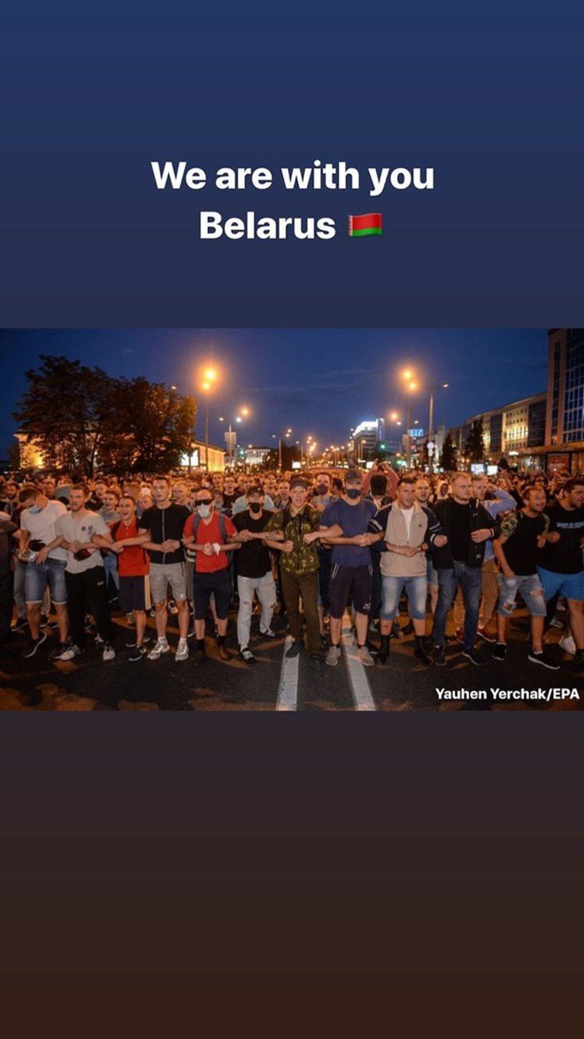 Джаред Лето підтримав Білорусь