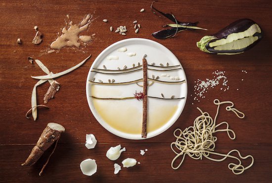 Креативные тарелки с едой от Анна Кевилл Джойс
