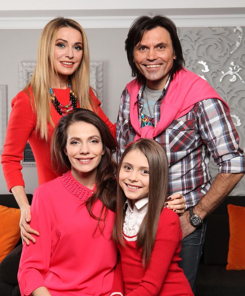 Ольга Сумская с семьей