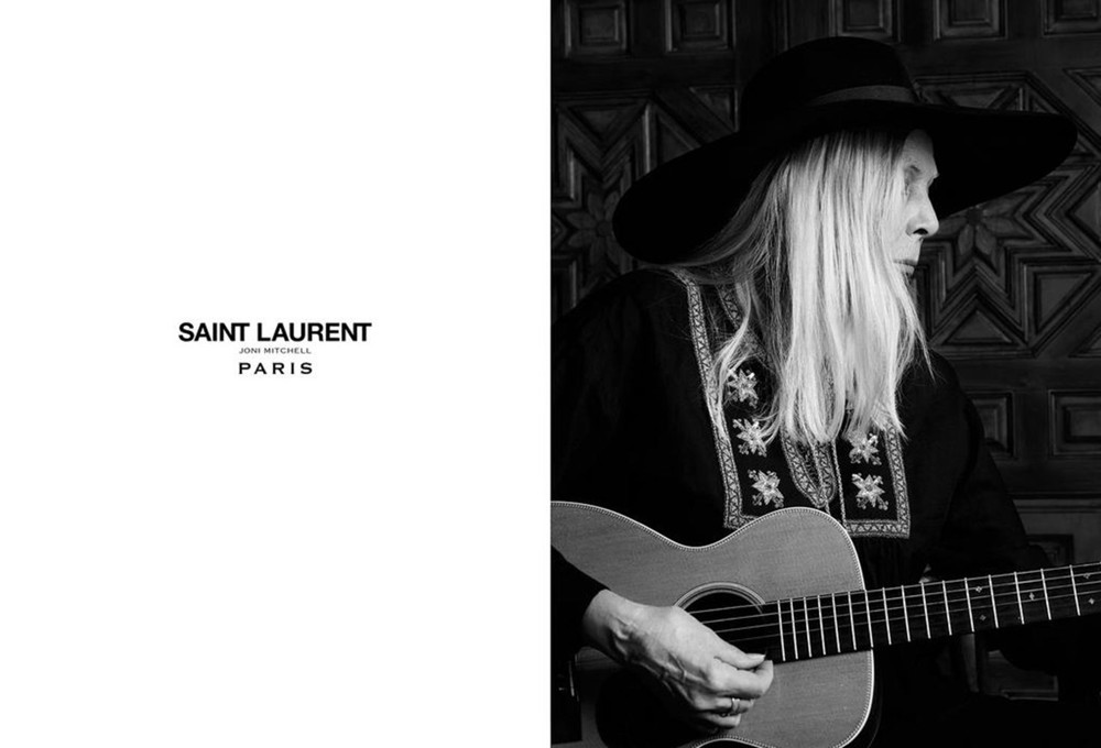 Джони Митчелл для Saint Laurent