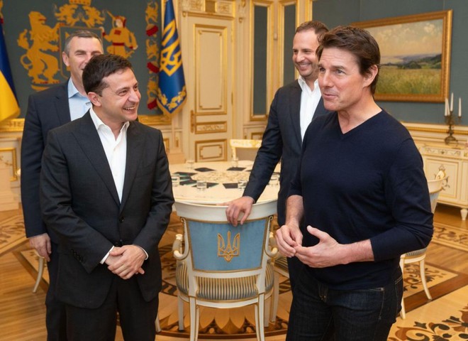 Том Круз встретился с Владимиром Зеленским в Киеве