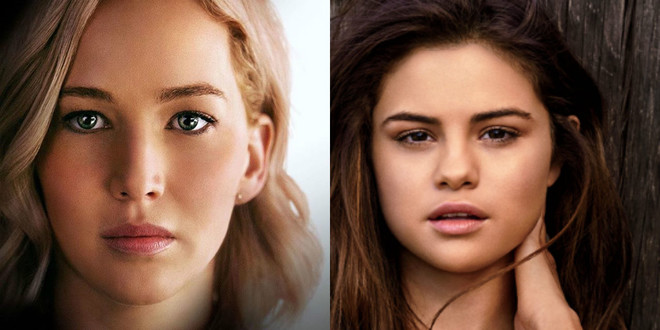 Дженнифер Лоуренс и Селена Гомес