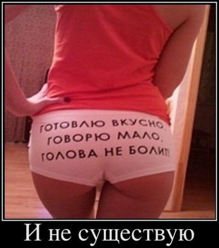 Демотиватор про идеальную девушка