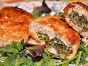 куриные котлеты с творогом и шпинатом куриные котлеты с творогом и шпинатом