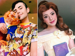 Молодой парень мастерски перевоплощается в принцесс Disney