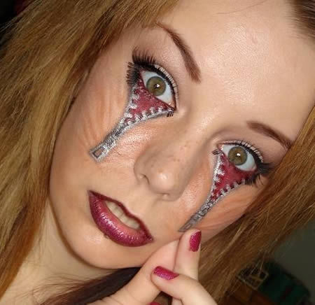 Самый необычный макияж глаз