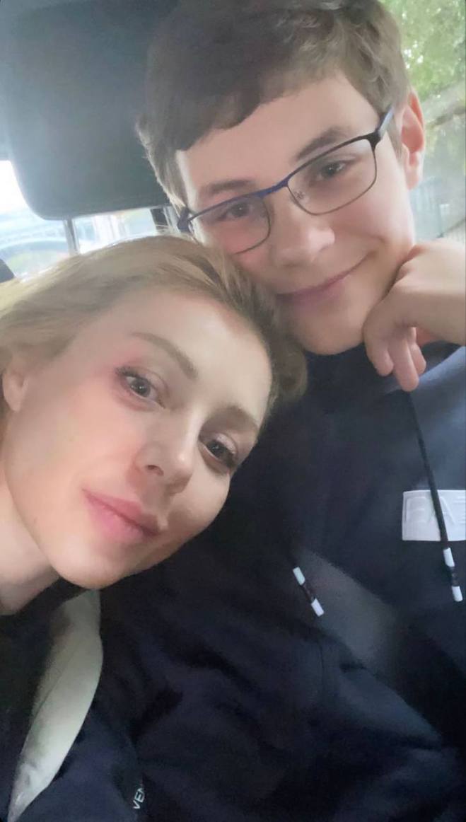 Тина Кароль с сыном Вениамином