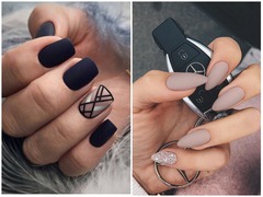 Матовий манікюр