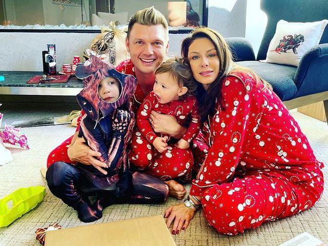 Нік Картер з родиною