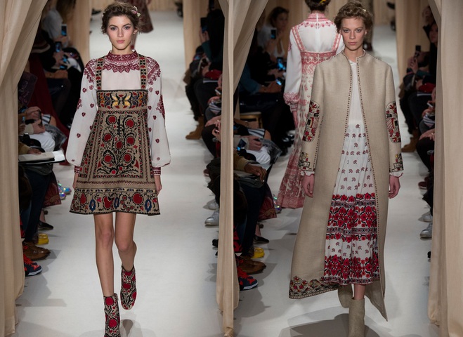 Вышиванка Haute Couture: показ весенней коллекции Valentino