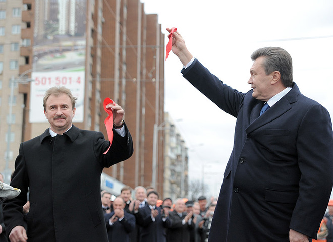 Александр Попов, Виктор Янукович