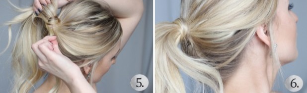 Небрежный конский хвост